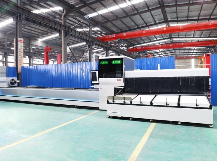 Brewery production facility laser tube cutting